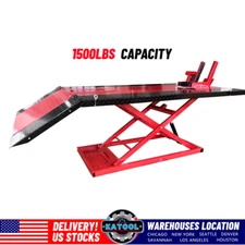 Motooltech Motor150 Motorcycle Tire Changer 1500 lbs Pedal Hydraulic Pump Lift