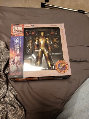 Kaiyodo Revoltech 049 SCI-FI IRON MAN 3 MARK XLII MK 42 Figur 100 % authentisch