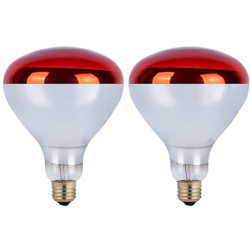 250W Watt Infrared Brooder Chicken Coop Hen Red Heat Lamp R40 Medium