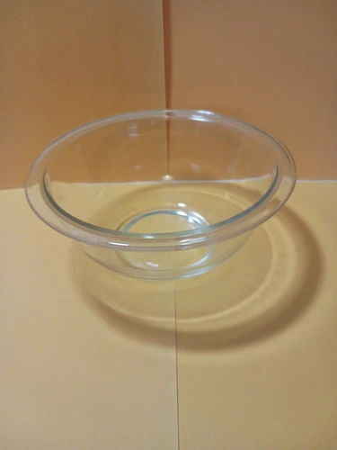 Vintage Pyrex 322 1 Qt Clear Glass Round Nesting/Mixing Bowl 3"x7"