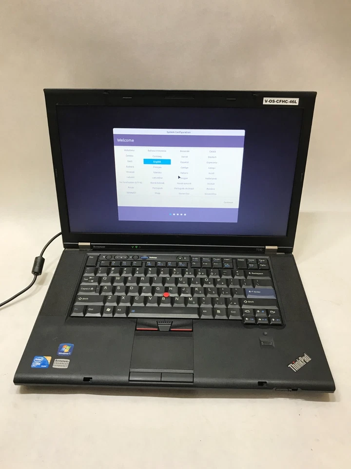 Lenovo ThinkPad T510 15" Intel Core i5 4GB RAM 3320GB HDD Linux Mint BAD KB! -DW - Image 4 of 4
