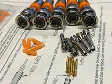 5 F-Conn BNC Male Compression Connectors