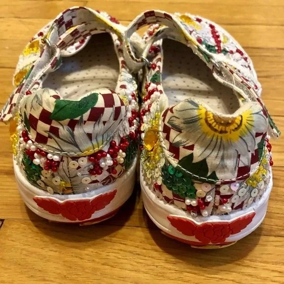 Zapatos Lelli Kelly Margarita a Cuadros Lentejuelas Cuentas Foto 4 de 4