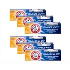 Arm & Hammer Advance White Toothpaste, Travel Size (0.9oz) - Pack of 6