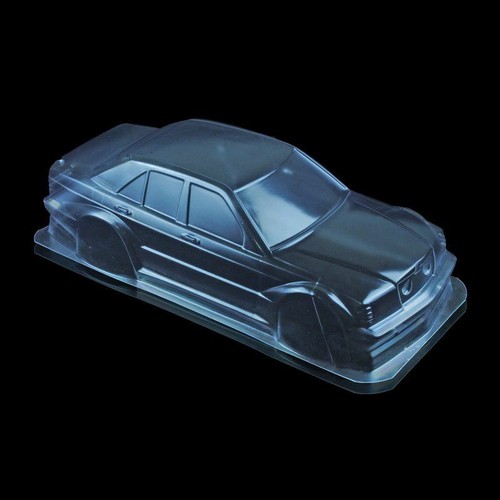 1/10 Lexan Clear RC Car Body Shell for Mercedes-Benz 190E Evo II WT 190mm - Picture 6 of 6