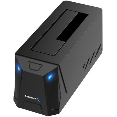 SABRENT USB-C Hard Drive Docking Station,2.5''/3.5'' Inch SATA SSD & HDD (DS-UC1B)