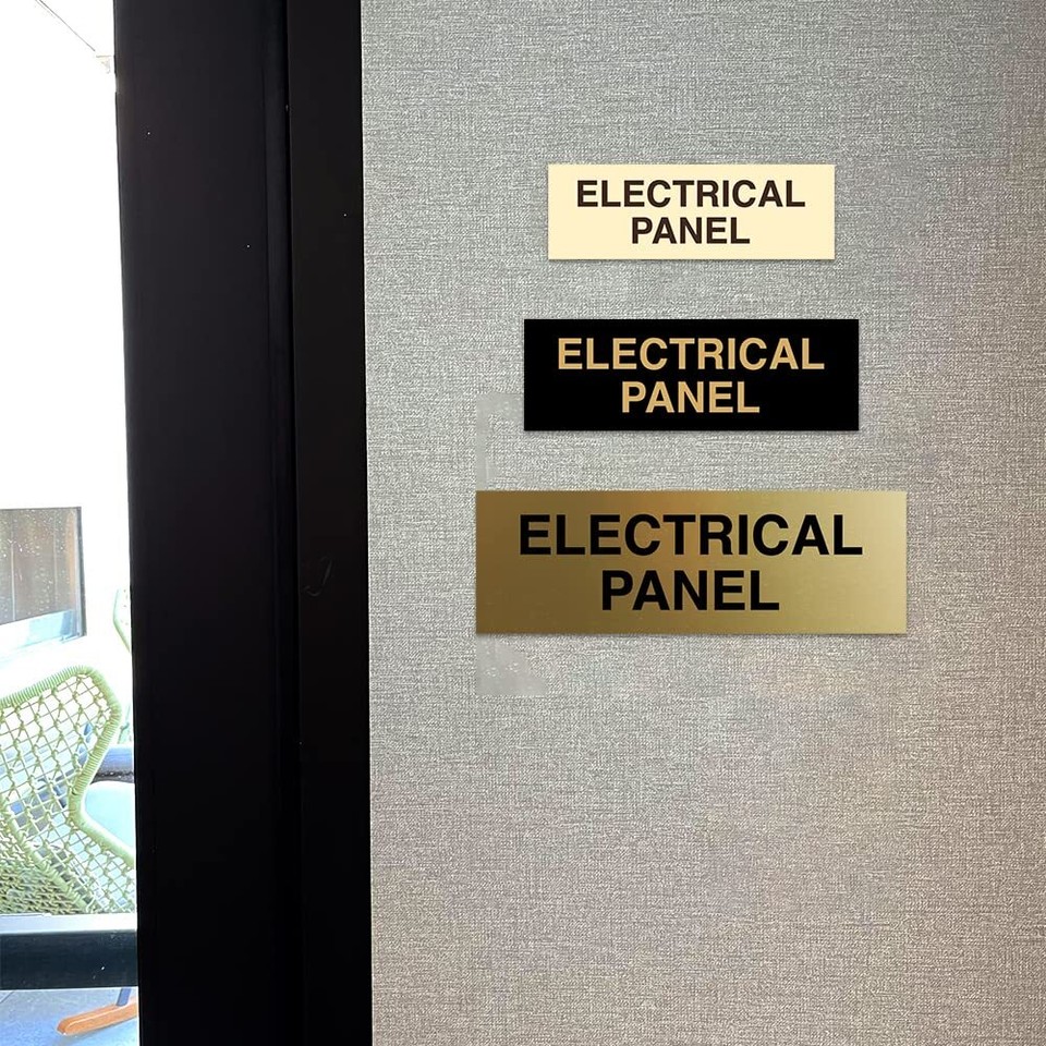 All Quality Basic Electrical Panel Sign Fire Regulation Safety