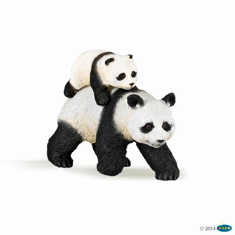 PAPO Wildtiere - PANDA MIT JUNGTIER * PANDA & BABY PANDA - 50071 - NEU  - Bild 1 von 1