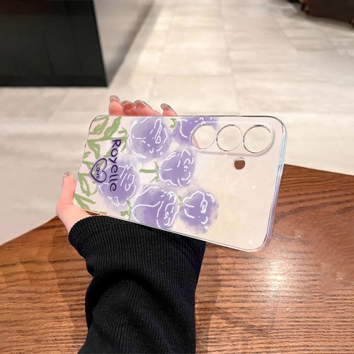Girl Floral Personalised Shockproof Case Cover For Samsung Galaxy S24 FE A16 A36 - Photo 34 sur 54