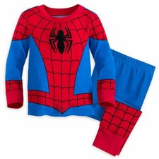 Disney Stor Marvel Spider-Man Long Sle Costume Pajama PJ Baby Spiderman 12 18 mo