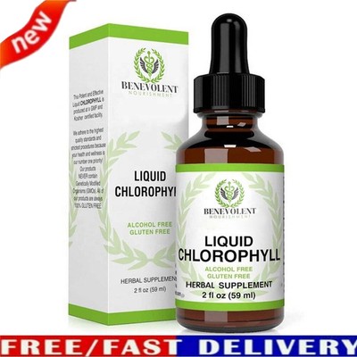 1PK Benevolent Nourishment Liquid Chlorophyll Herbal Supplements 06/2026 2FL oz.