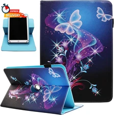 Universal 10 10.1 Inch Android Tablet Case, Dluggs 360 Degree Rotating Multi-Ang