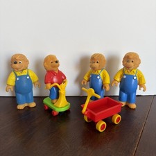 Vintage 1986 Berenstain Bears McDonald's Happy Meal Toys, Set Of 6 Pre-Owned  
