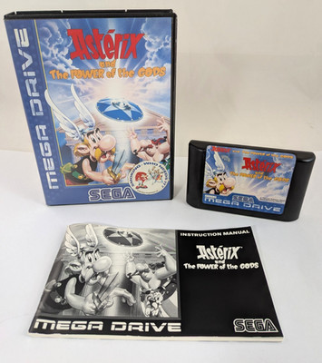 Asterix and the Power of Gods   Sega Mega Drive OVP/Spielanleitung Box Manual