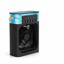 Portable Air Cooler Fan 3-in-1 USB Mini Air Conditioner Desk Fan Humidifier Mist