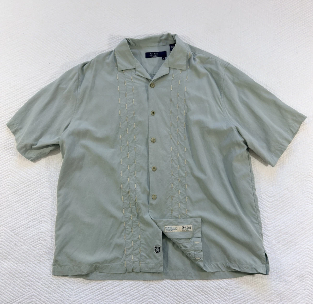 Nat Nast Silk Casual Button-Down Shirts for Men for sale | eBay