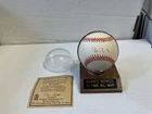 Barry Bonds Signed Baseball w/ "3-time N.L. MVP" Stand + Ken Goldin COA