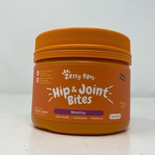 Zesty Paws Hip Joint Mobility Bites, Bacon Flavor, 50ct Soft Chews