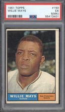 1961 Topps #150 WILLIE MAYS - PSA 5 (MK) EX - HOF SAN FRANCISCO GIANTS