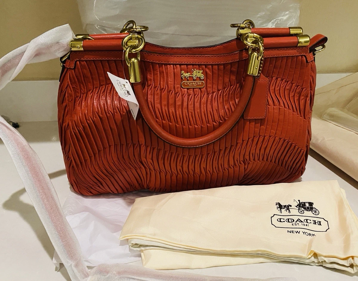 Coach Satchel/Top Handle Bag Orange Bags & Handbags for Women for 
