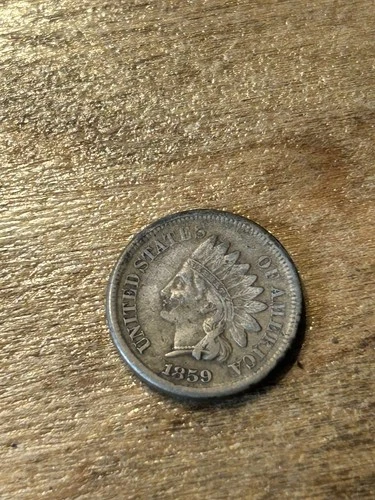 1859 Indian Cent XF