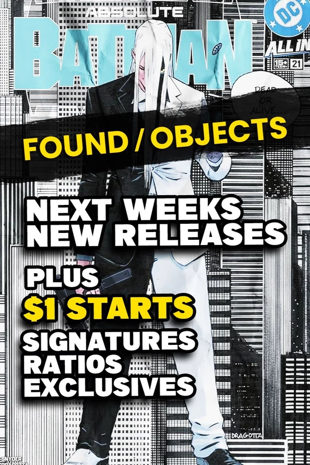 ABSOLUTE BATMAN #21 + NEXT WEEKS NEW RELEASES  & HEROESCON BLIND BAGS