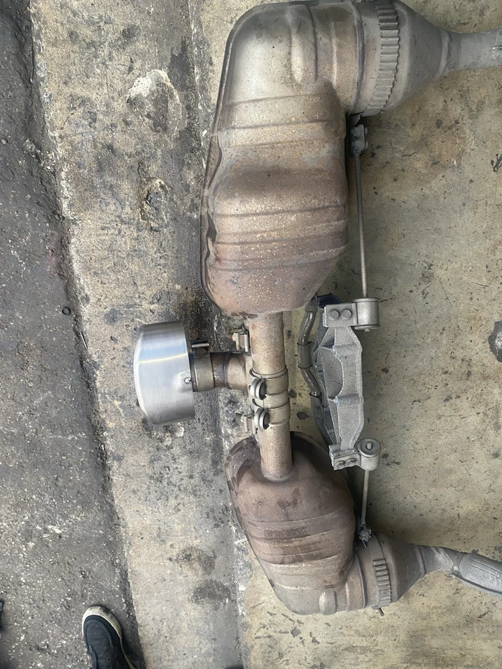 Conjunto de sistema de escape silenciador trasero Porsche Boxster 2005-08 OEM Foto 4 de 4