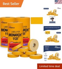 Pricing Labels for Monarch 1131 Fluorescent Orange - 60,000 Labels w/ 24 Roll...