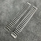 NOS 16 mm. Vintage Bamboo Ladder Military Watch Bracelet Stainless Steel