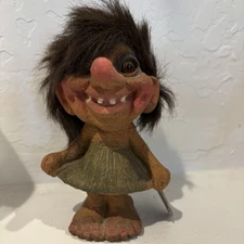 NyForm Troll #115 Troll Girl HandmadeNorway Reindeer Hair