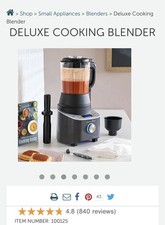 PAMPEREDCHEF Deluxe Cooking Blender.