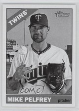 2015 Topps Heritage High Number Black & White Mike Pelfrey #656 0d4
