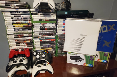 Microsoft Xbox 360s Special Console 63 Games + 500gb + LED + Controller + Power