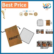 Bushcraft Stainless Steel Camping Grill & Cutting Board Set New