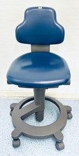 Sirona Rollhocker Behandlerstuhl Arbeitsstuhl C-Serie Blau Zahnarzt Dental 