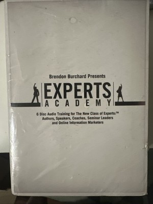 Brendon Burchard Presents Experts Academy 6 Disc Audio Training  Box Set