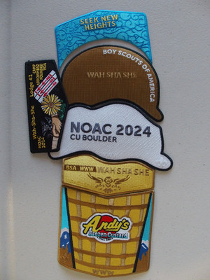 Wa Sha She Lodge 42 Ozark Trails 2024 NOAC Andy's Frozen Custard Set w/ Flap