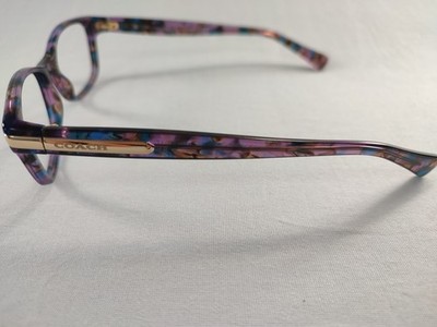Coach HC 6065 5288 Lanie Confetti Purple Eyeglasses Frames  display picture 1
