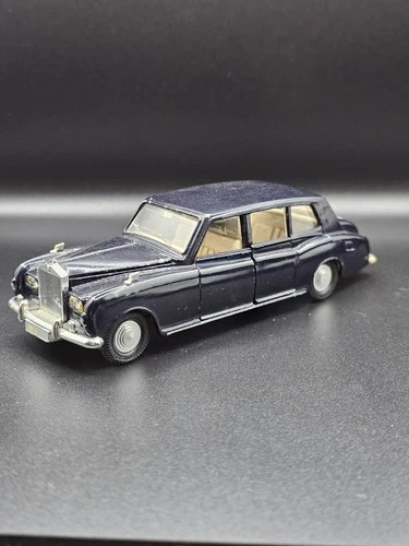 Vintage Diecast Car 1960s Dinky Toys Navy Blue Rolls-Royce Phantom V  England 🚙
