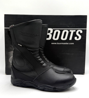 Tourmaster Boots SOLUTION WP 2.0 Women's NEW Motorcycle Boots Black US Size 8