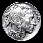 1936 Buffalo Nickel ----  Stunning Unc Coin ---- #703U