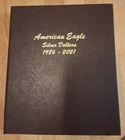 Lot Of 39 1 Troy Ounce Fine Silver Eagles .999. 1986-2023 In Dansco Album.