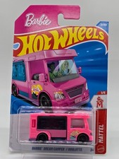 2026 Hot Wheels Barbie Dream Pink Camper 21 MATTEL 1/5 International Card