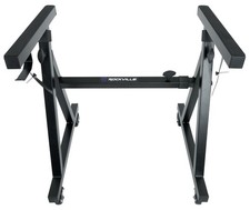 Rockville Z40W Z-Style Keyboard Stand Wheels Bag Fits Behringer Motor61