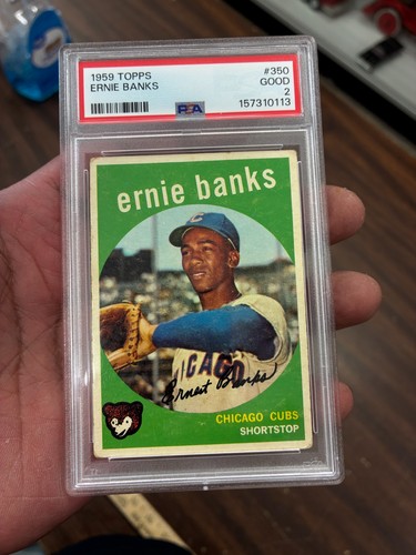 Ernie Banks #350 1959 Topps card