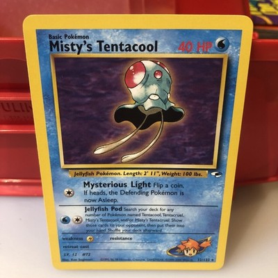 Pokemon Gym Heroes - Misty's Tentacool 32/132 - Rare - NM