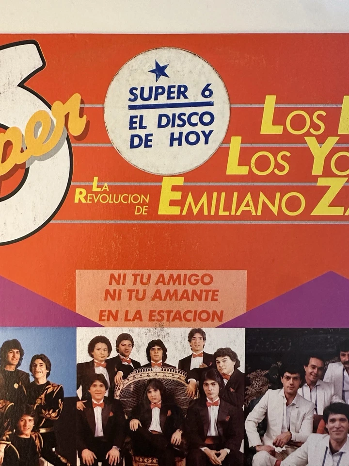 Los Bukis Los Yonics La Revolucion - Super 6 (1 x EP, Compilación, 1984 MX, VG+) - Image 4 of 4
