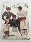 Uncut McCall’s 2644 Sewing Pattern VTG Women’s Pullover Blouse Top Sz 10 80s