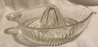 Vintage Hazel Atlas Clear Glass Juicer