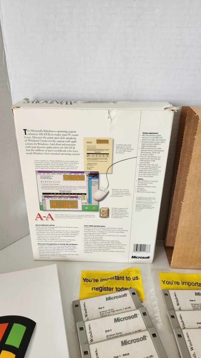 Microsoft Windows 3.1 for sale online | eBay